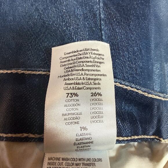 Mother Jeans Rascal Skimp Dark Denim Straight Leg Stretch Jeans NWT Size 26 - Picture 10 of 12